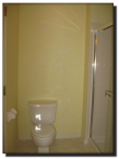 Atlas Coatings & Construction Interior House Painting Olathe, Overland Park, Leawood, Lenxa, Shawnee, Mission Bathroom Before Painting